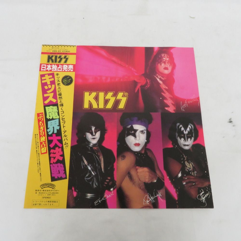 LPレコード　KISS the elder 魔界大決戦 Kiss キッス/魔界大決戦 The Elder Unreleased & Sessions