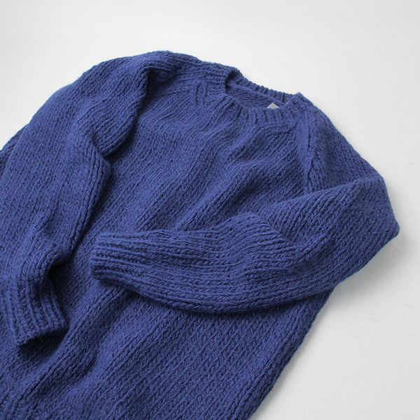 美品 2021AW TORICI トリチ 手編み AIR セーター 2/ブルー