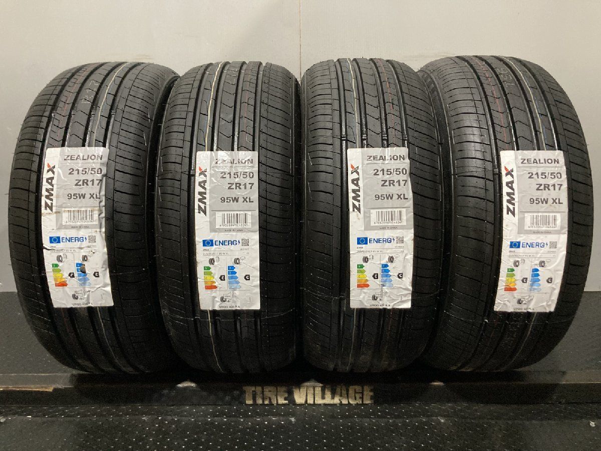 【新品】札幌発 引取可 2024年製 ZMAX ZEALION 215/50ZR17 95W 17インチ 夏タイヤ 4本 レガシィB4 VOLVO/V60/S60等 バラ売り可　(JRA024) クレジットカード QRコード決済可能 新品】札幌発 引取可 2024年製 ZMAX ZEALION 215/50ZR17 95W 17インチ