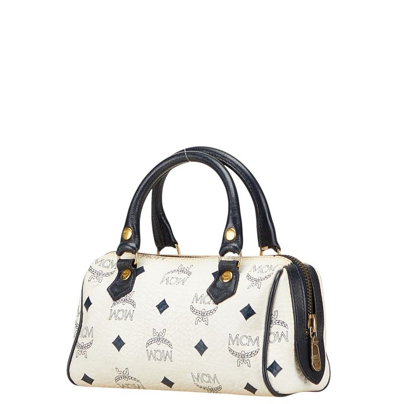 エム シー エム ヴィセトス モノグラム ミニボストンバッグショルダー