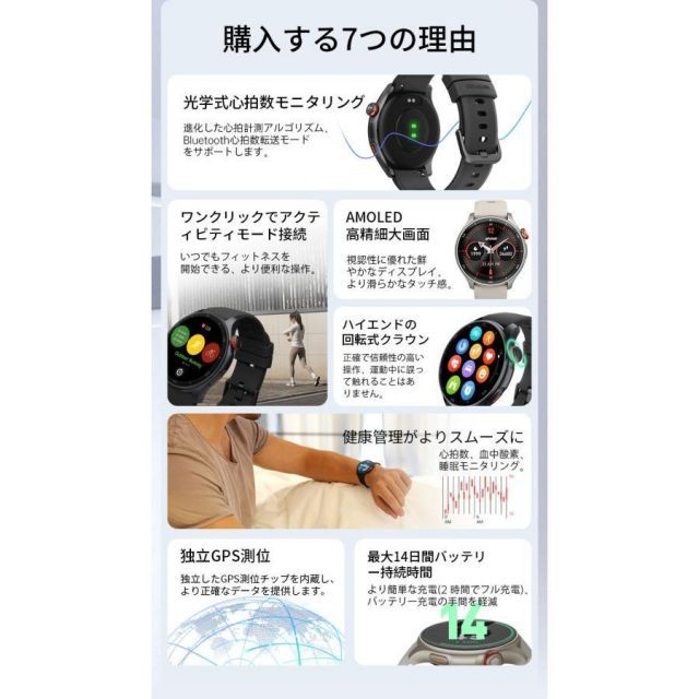 アイジーピースポーツ スマートウォッチ