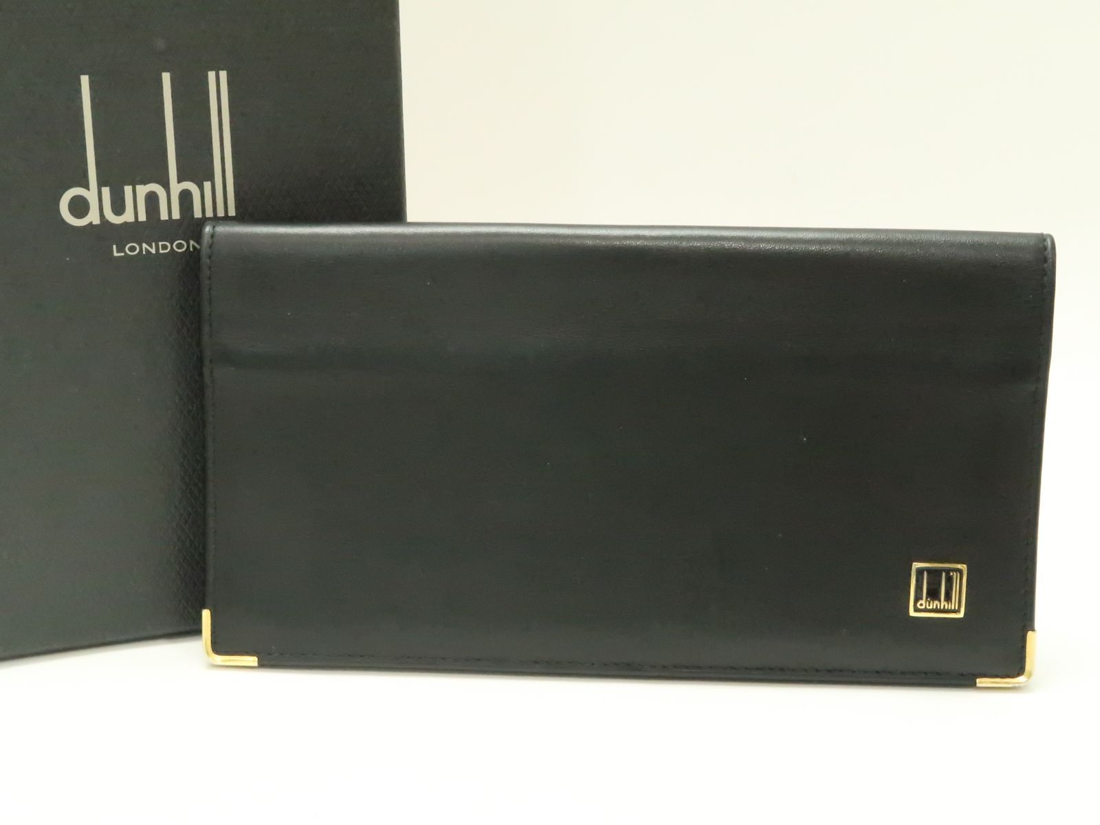 ダンヒル 札入れ＆カードケース 黒色系 レザー dunhill 18699315