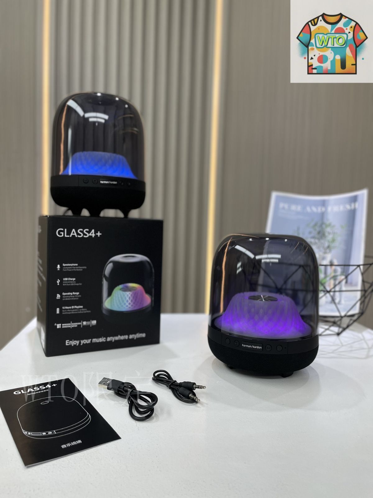 ハーマン カードン Studio ミュージックグラス 4 スピーカー02-3