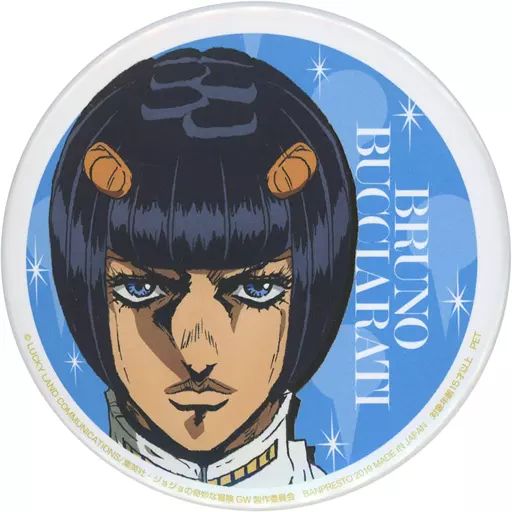 ジョジョの奇妙な冒険 ブローノ・ブチャラティ 缶バッジ 中古】バッジ・ピンズ ブローノ・ブチャラティ 「ジョジョの奇妙
