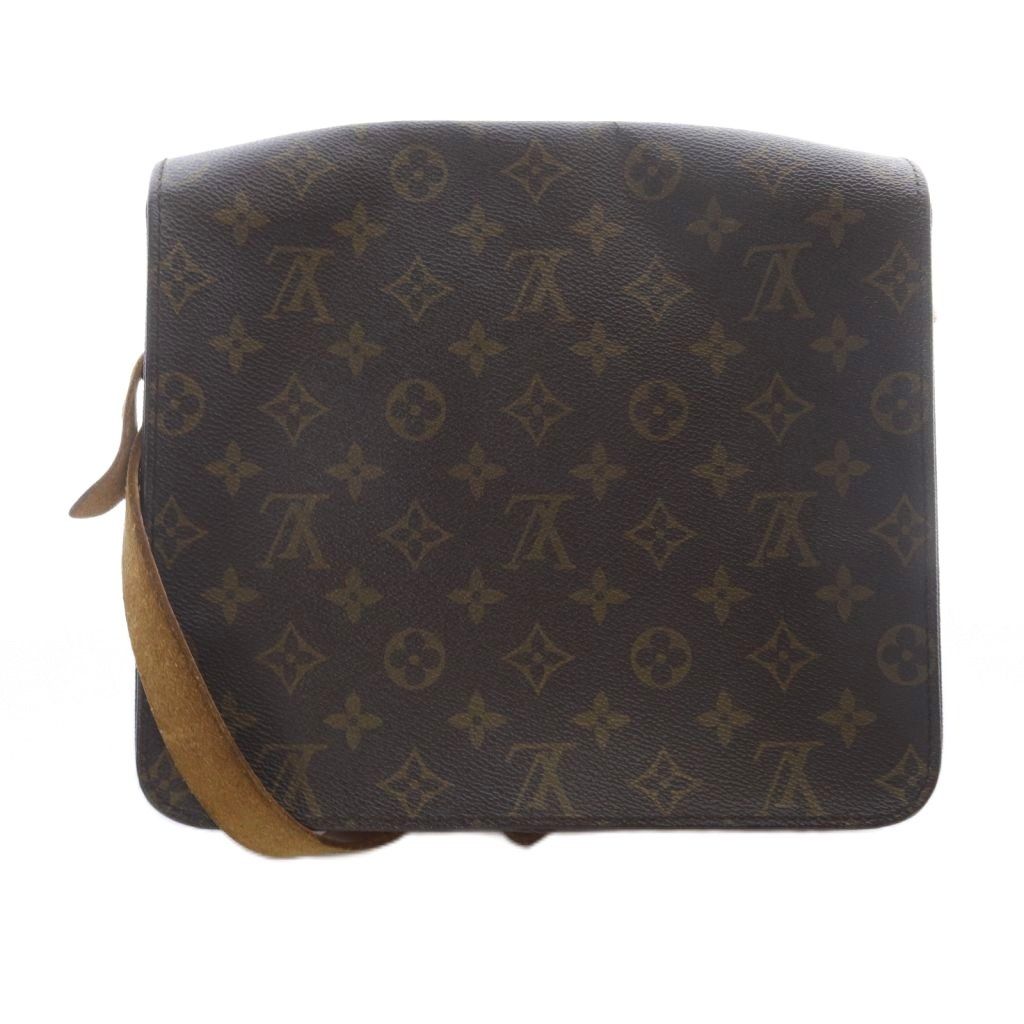 LOUIS VUITTON◇カルトシエール_モノグラムキャンバス/ブラウン/M51253