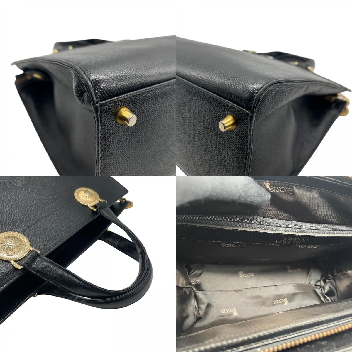 ✨美品 ジャンニヴェルサーチ サンバースト ゴールド金具 レザー チャーム Gianni Versace - 美品 ジャンニ・ヴェルサーチ サンバースト
