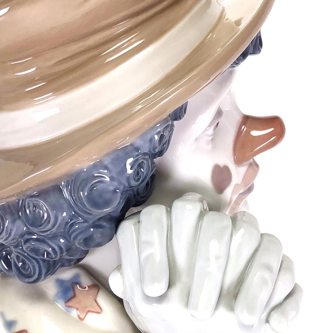 美品】LLADRO リヤドロ／5542／メランコリー ピエロ ヘッド／陶器