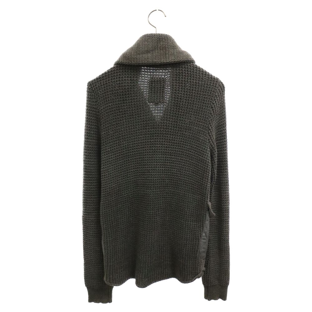 中古美品】G-STAR RAW ショールカラー セーター カーキ Lサイズ RAW G 