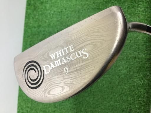 オデッセイ WHITE DAMASCUS 9 34インチ パター PT スチール フレックスその他 メンズ 男性用 右利き 右用 Dランク ゴルフクラブ