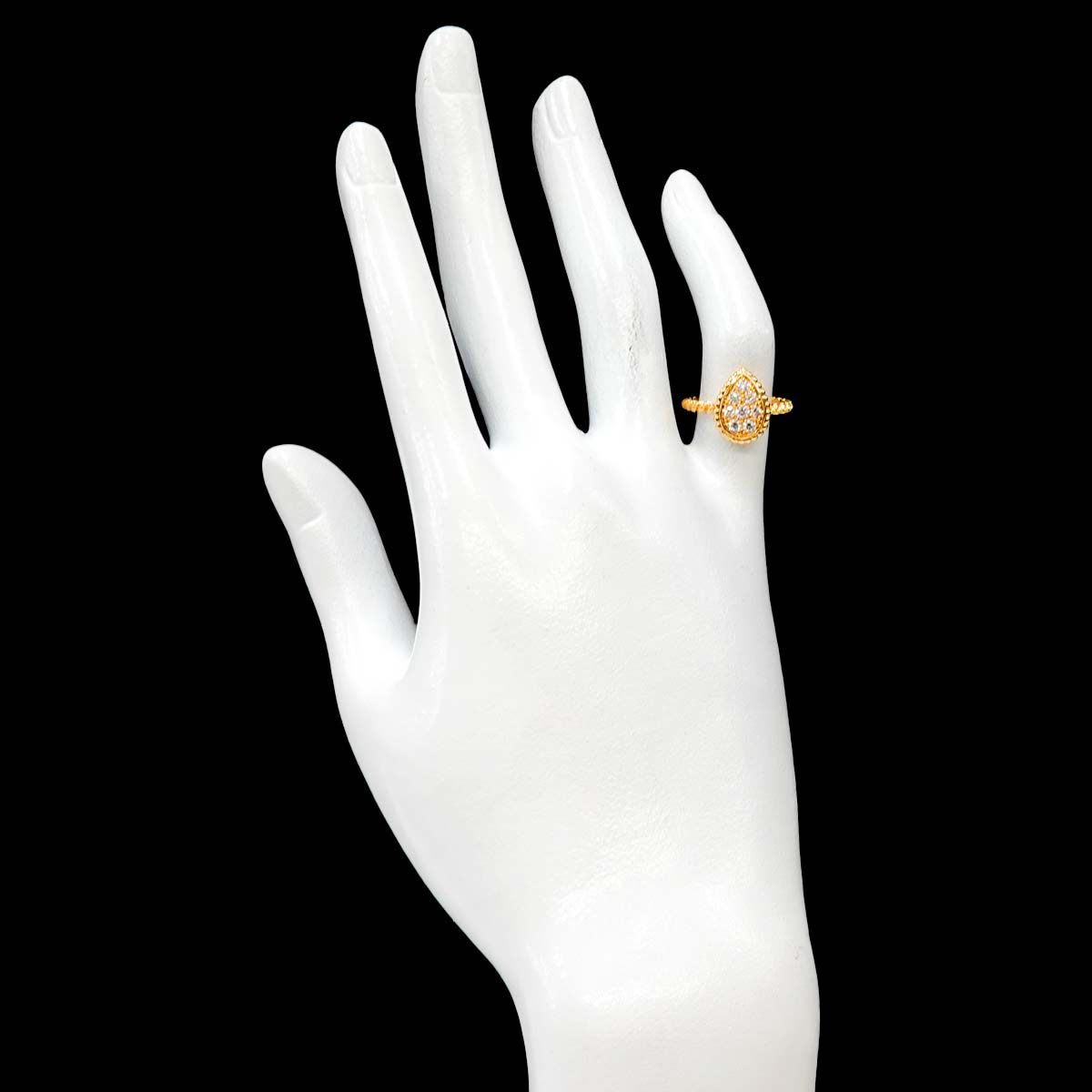 【美品】Boucheron イエローゴールドリング 9号 ブシュロン BOUCHERON セルパンボエム スモール #49 リング ダイヤ K18