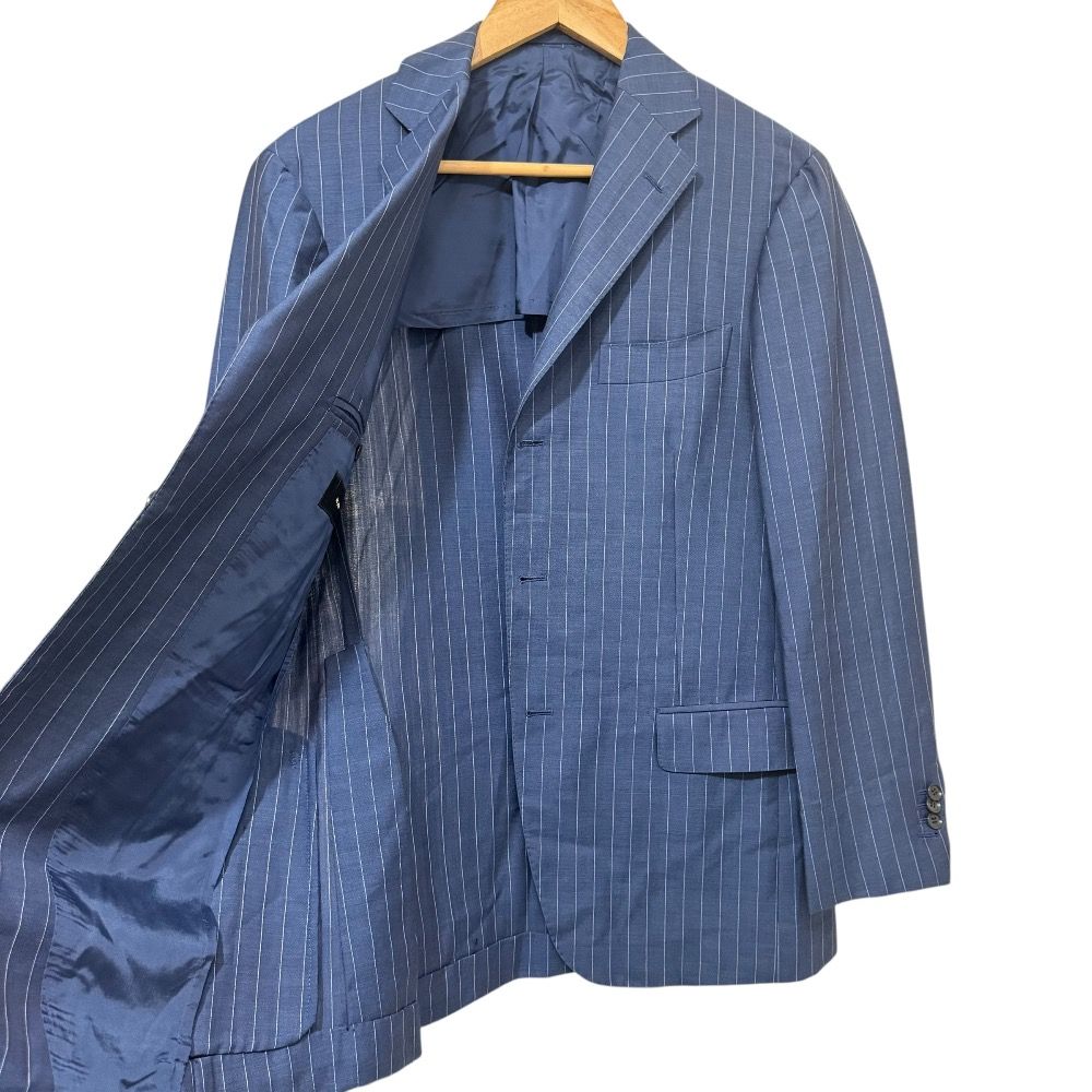 【希少】ships リングヂャケット　ストライプ　スーツ　セットアップ　48 希少】ships リングヂャケット ストライプ スーツ セットアップ