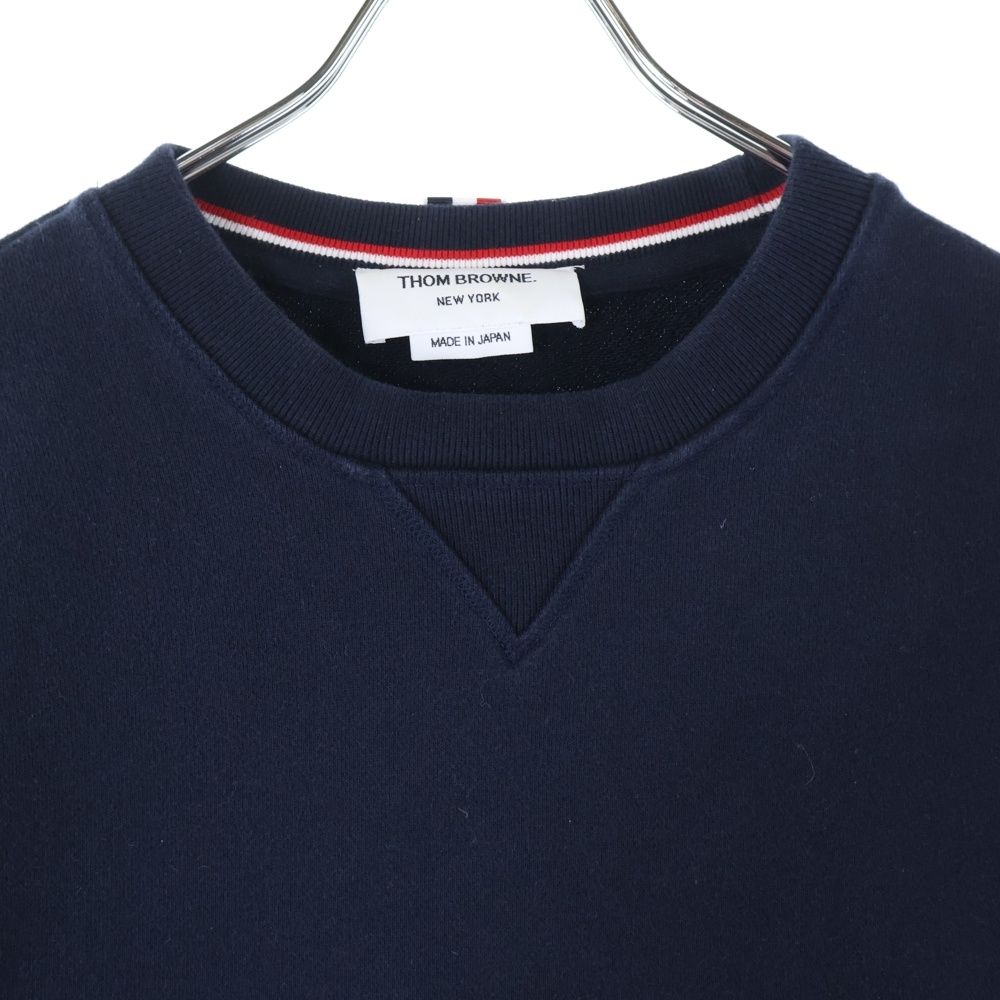 THOM BROWNE トレーナー スウェット ネイビー 七分袖 S THOM BROWNE