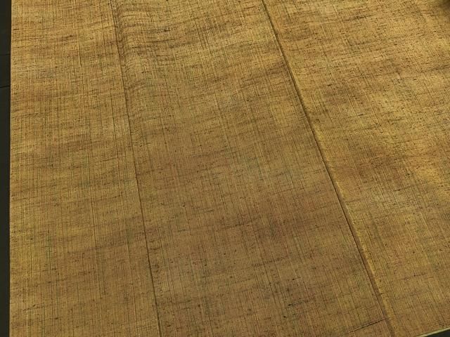 平和屋着物○上質な紬 十字絣 正絹 逸品 DAAR4367tw