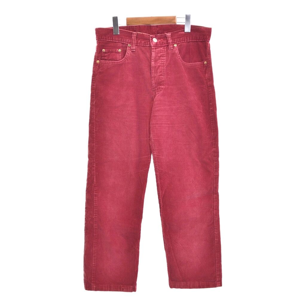 90年代 USA製 Levi's リーバイス 501 コーデュロイパンツ レッド
