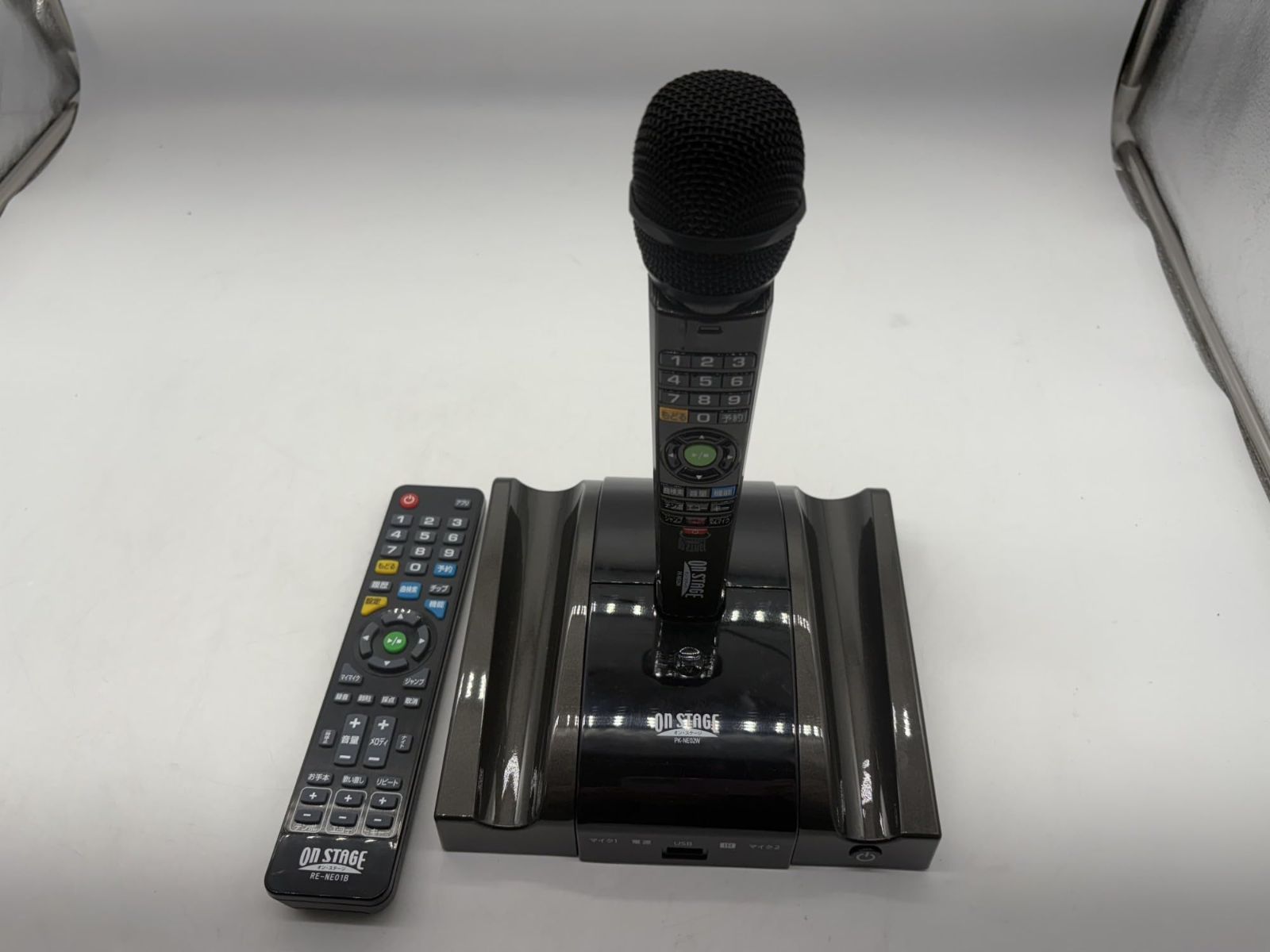 PK-NE02W(グレー) パーソナルカラオケ オン・ステージ PK-NE02W(グレー