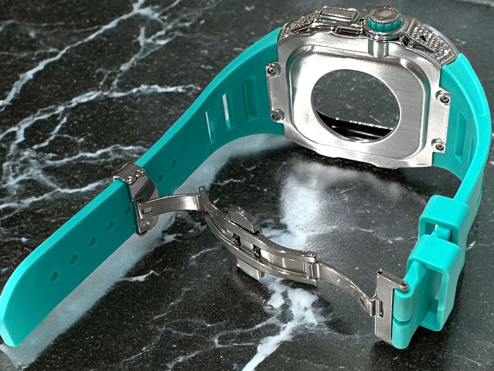 EDOX□最新モデル□定価275000円□1000M防水□ホワイト&ブルー 【公式