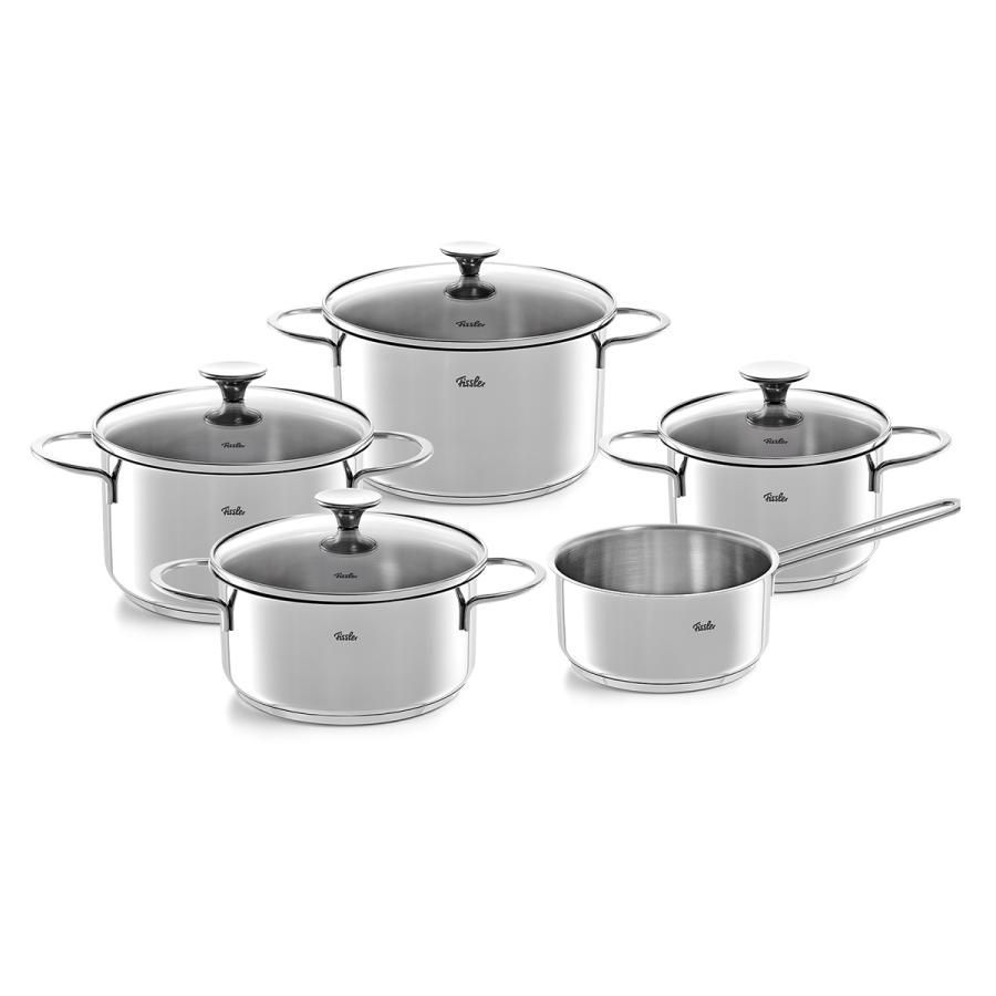 フィスラー Fissler 鍋セット ステンレス鍋 コペンハーゲン シチューポット16cm|20cm|24cm キャセロール20cm ソースパン16cm ガス火|IH対応 5782
