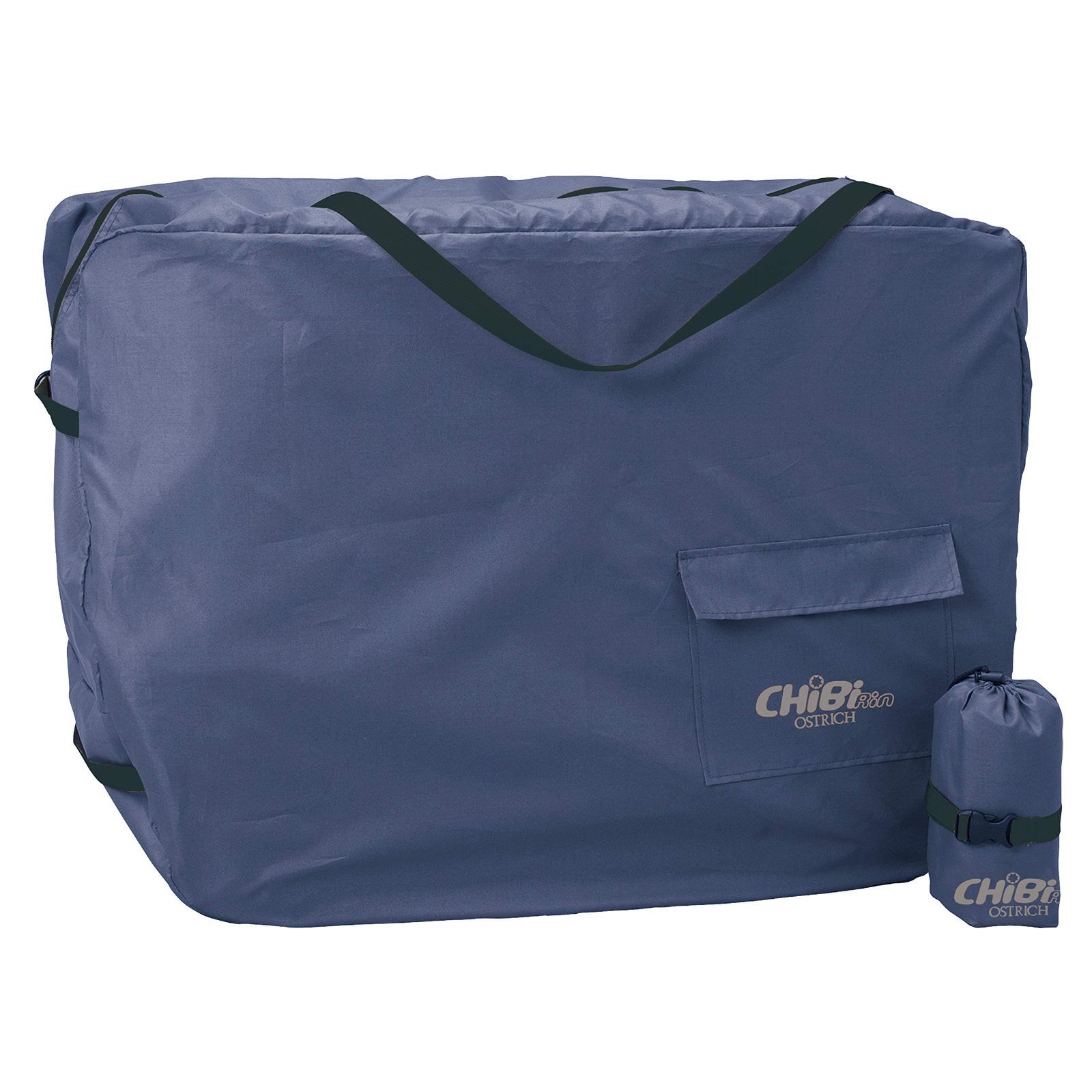 Style ネイビーブルー OSTRICH|オーストリッチ ちび輪バック グレー