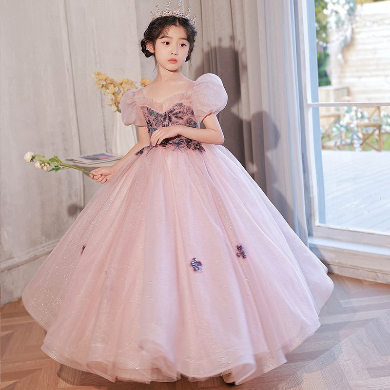 子供ドレス 結婚式 ロングドレス 演奏会 キッズドレス プリンセスドレス 入園式卒業式 撮影用 誕生日 パーティードレス ピアノ発表会 七五三  フォーマルドレス nee3u371859 - メルカリ