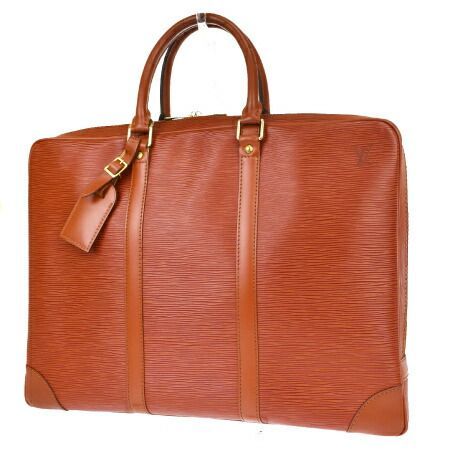 【中古】 ルイヴィトン LOUIS VUITTON ポルトドキュマン ヴォワヤージュ ブリーフケース ビジネスバッグ エピ ブラウン M54473 30BU619