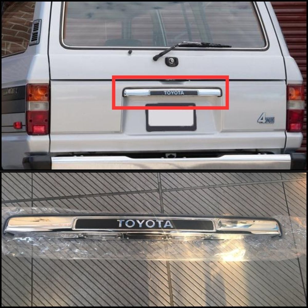トヨタ 純正 TOYOTA 正規 ライセンスプレート ランプ ランクル60 ランドクルーザー 60系 HJ60V HJ61V 後期 パーツ エンジン タイヤ カスタム