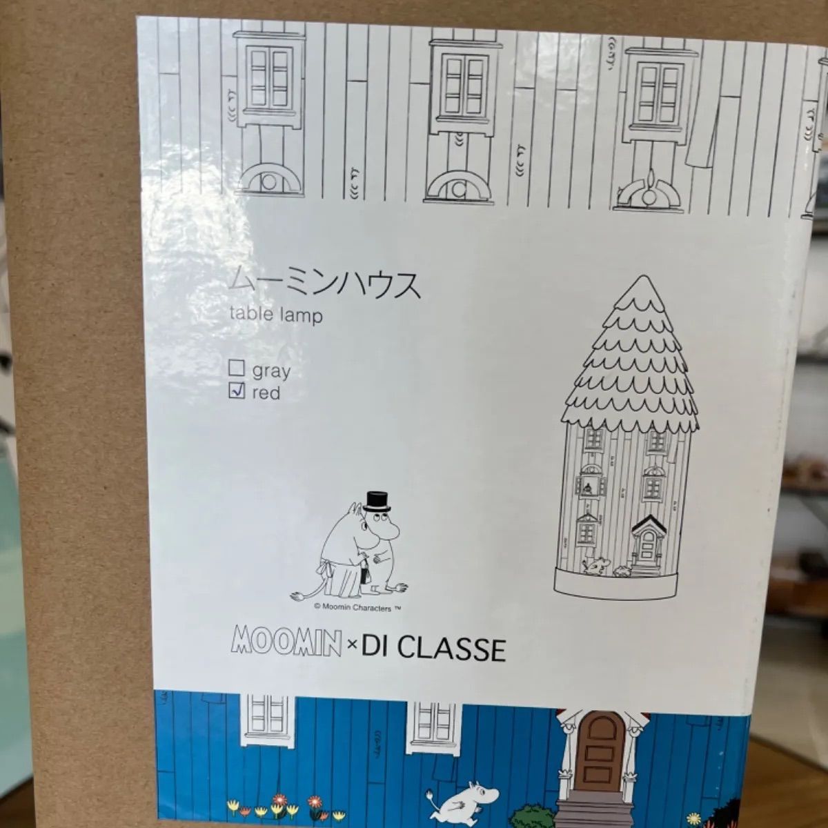 DI CLASSE ディクラッセ ムーミンハウス テーブルランプ レッド