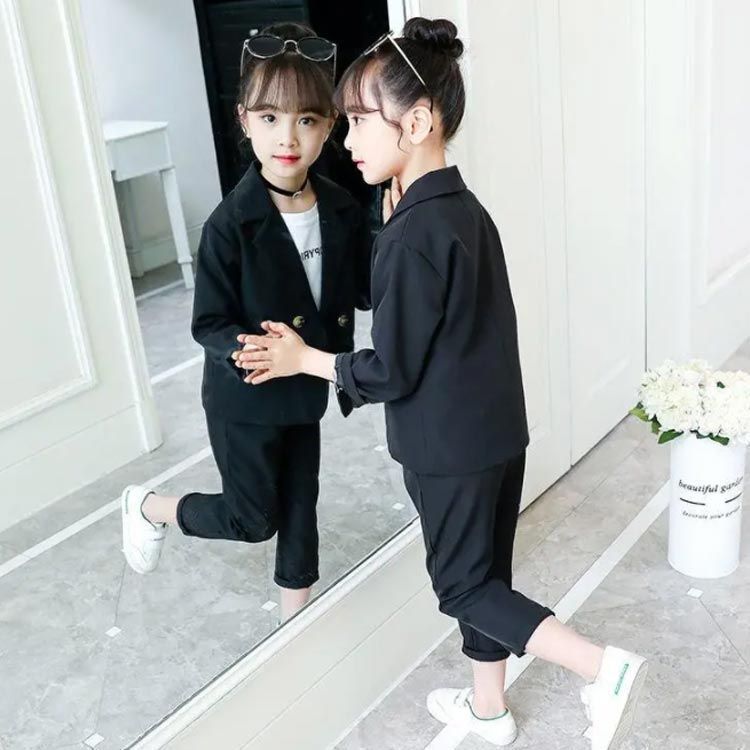 ブレザー 卒業 式 女の子 長 ズボン ELLE en noir エルアンノアール の