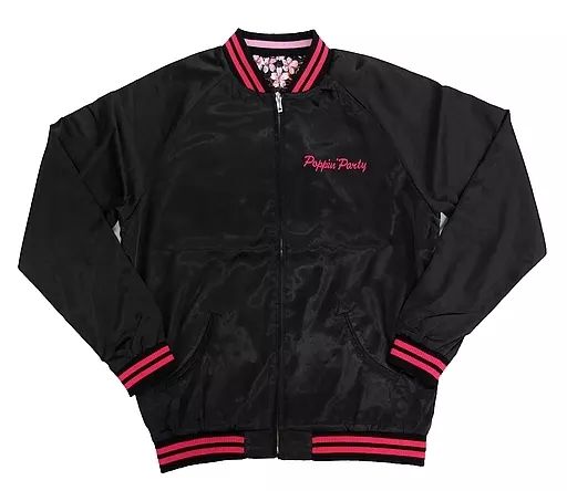 新しいコレクション 中古】衣類 Lサイズ ブラック×ピンク スカジャン Poppin'Party ジャケット・アウター