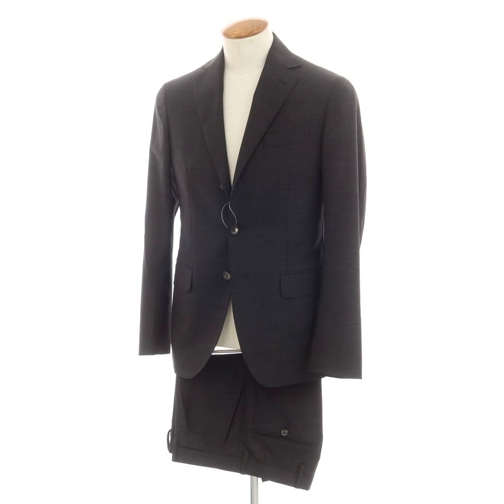 サルトリオ Sartorio Basic Suit ウール 3つボタンスーツ チャコールグレー系 サイズ46 メンズ