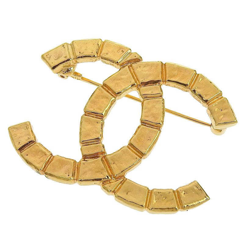 シャネル CHANEL ブローチ ココマーク GP ゴールド色 B22A 新入荷 CH1015