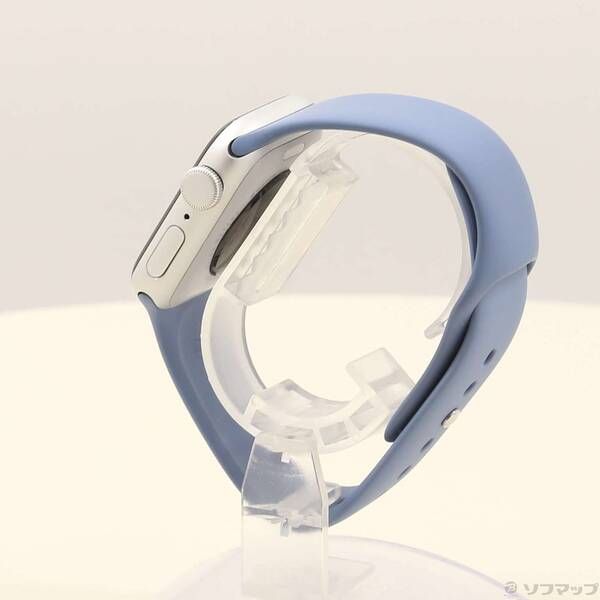 〔 品〕 Apple Watch SE 第2世代 GPS 40mm シルバーアルミニウムケース スレートブルースポーツバンド 276
