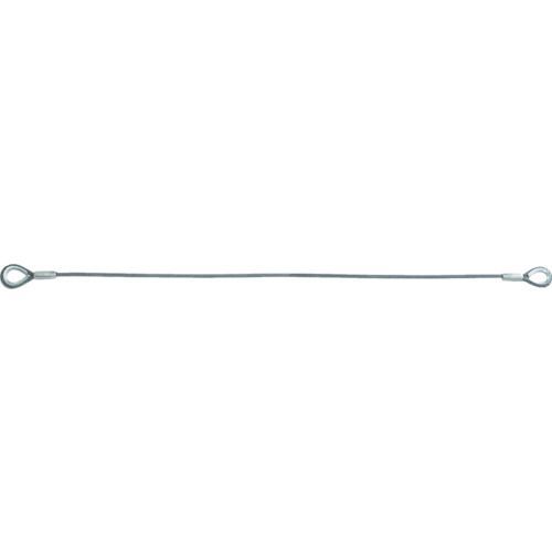 ＴＲＵＳＣＯ　ワイヤロープスリング　Ｅタイプ　アルミロック　６ｍｍＸ６ｍ