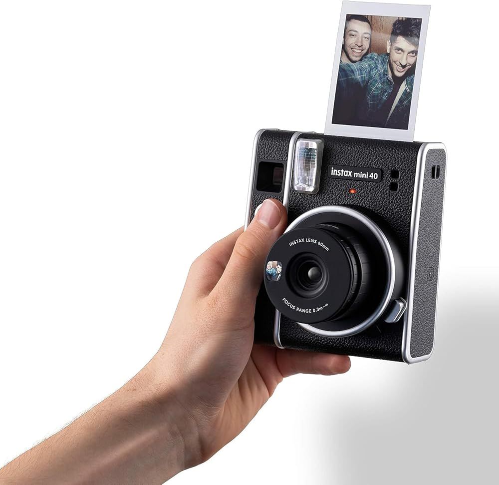 富士フイルム インスタントフィルムカメラ Instax Mini 40 ブラック コンパクト