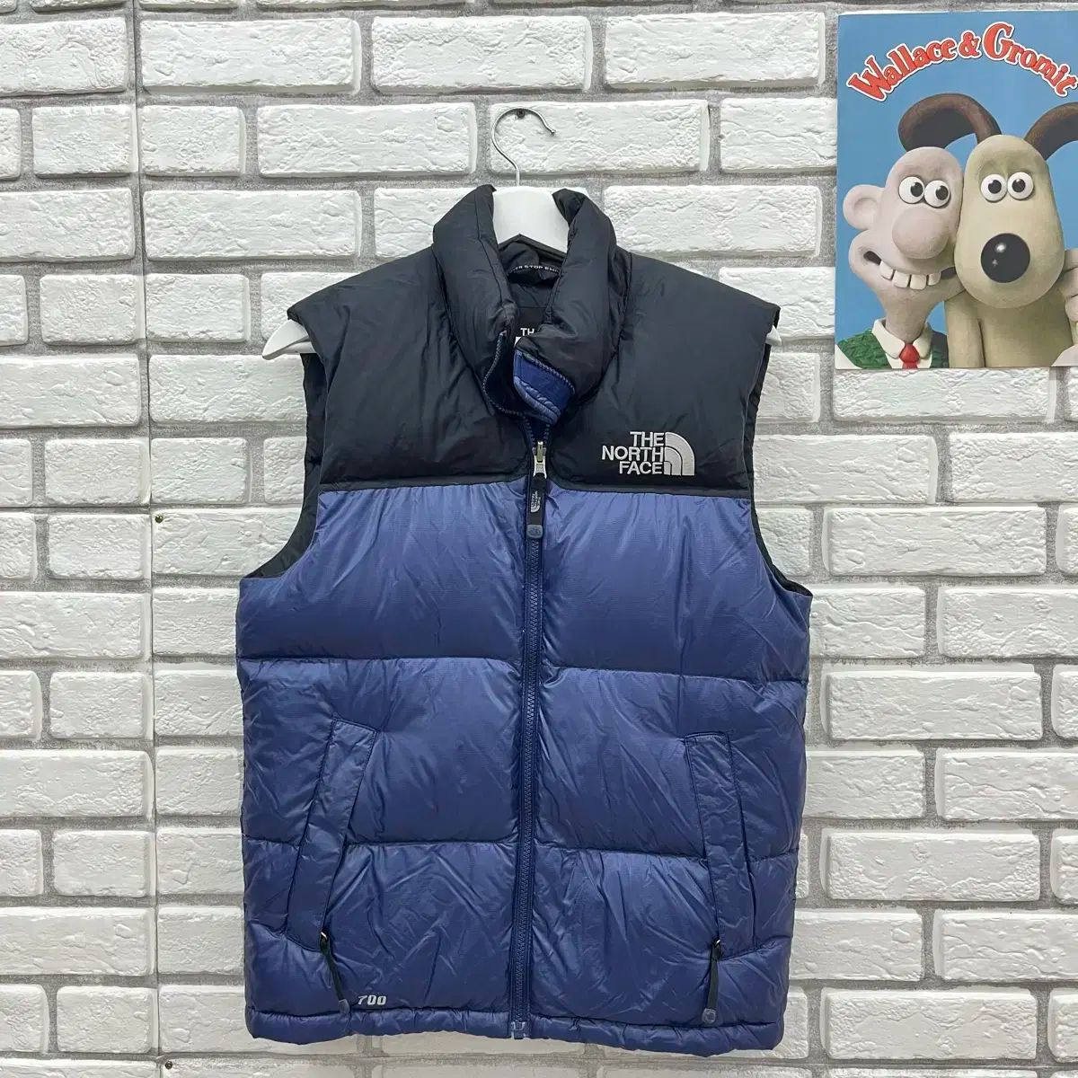 THE NORTH FACE ザノースフェイス 700 ヌプシ ブルー ダウン ベスト - XS 85