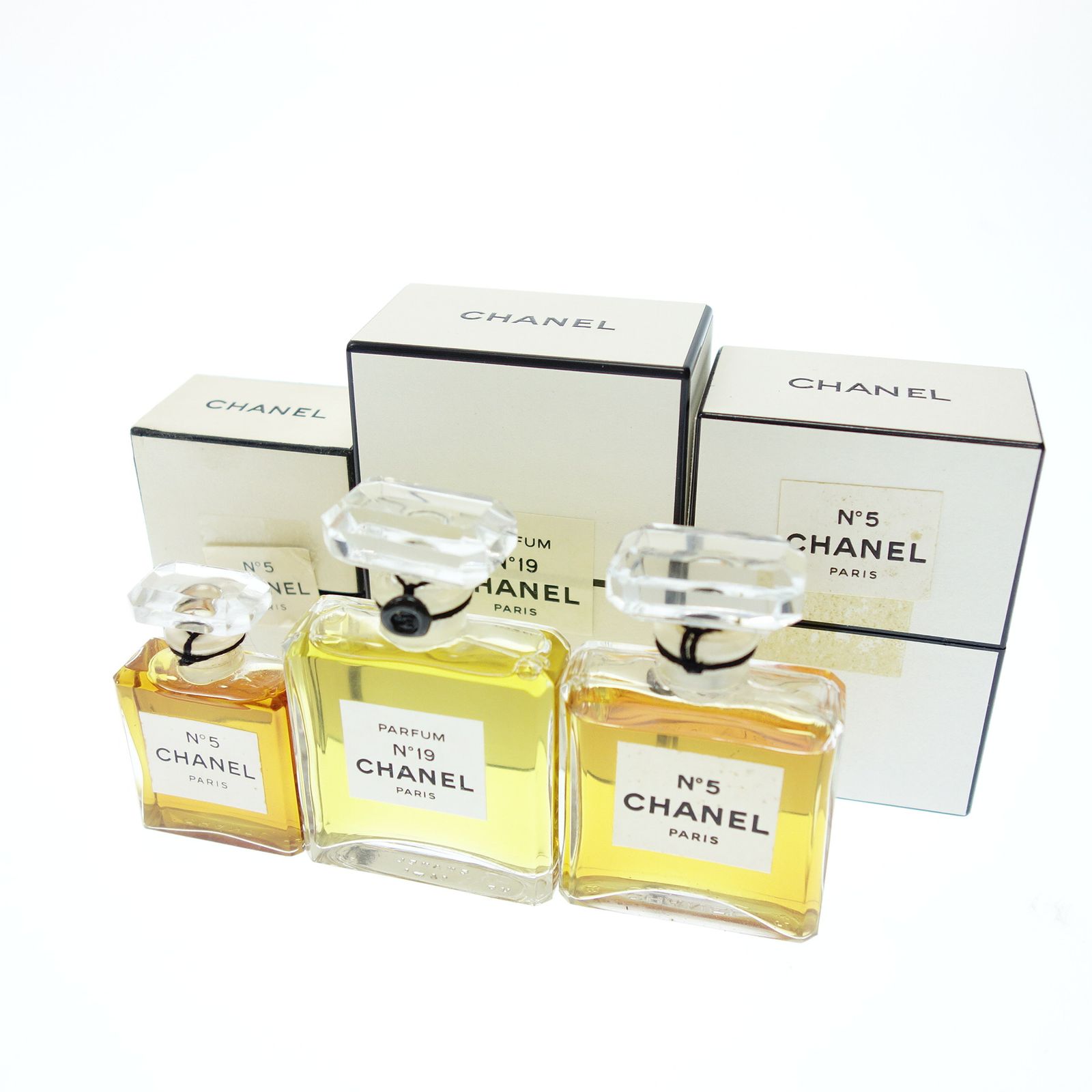 CHANEL NO.19 5本 まとめ売り CHANEL 【未使用品あり】 CHANEL シャネル 香水まとめ No.19 3点 No.5 3