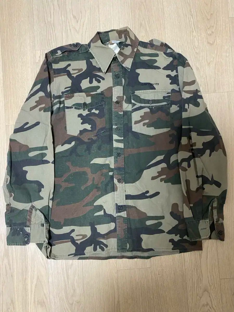 カーハート ミリタリー カモフラージュ シャツ