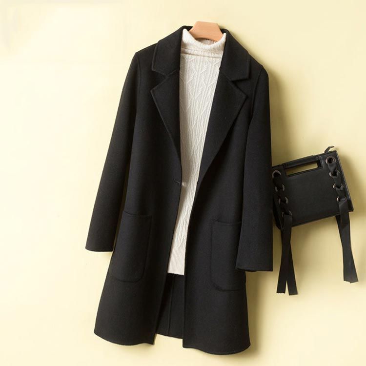 ベージュ カシミヤコート