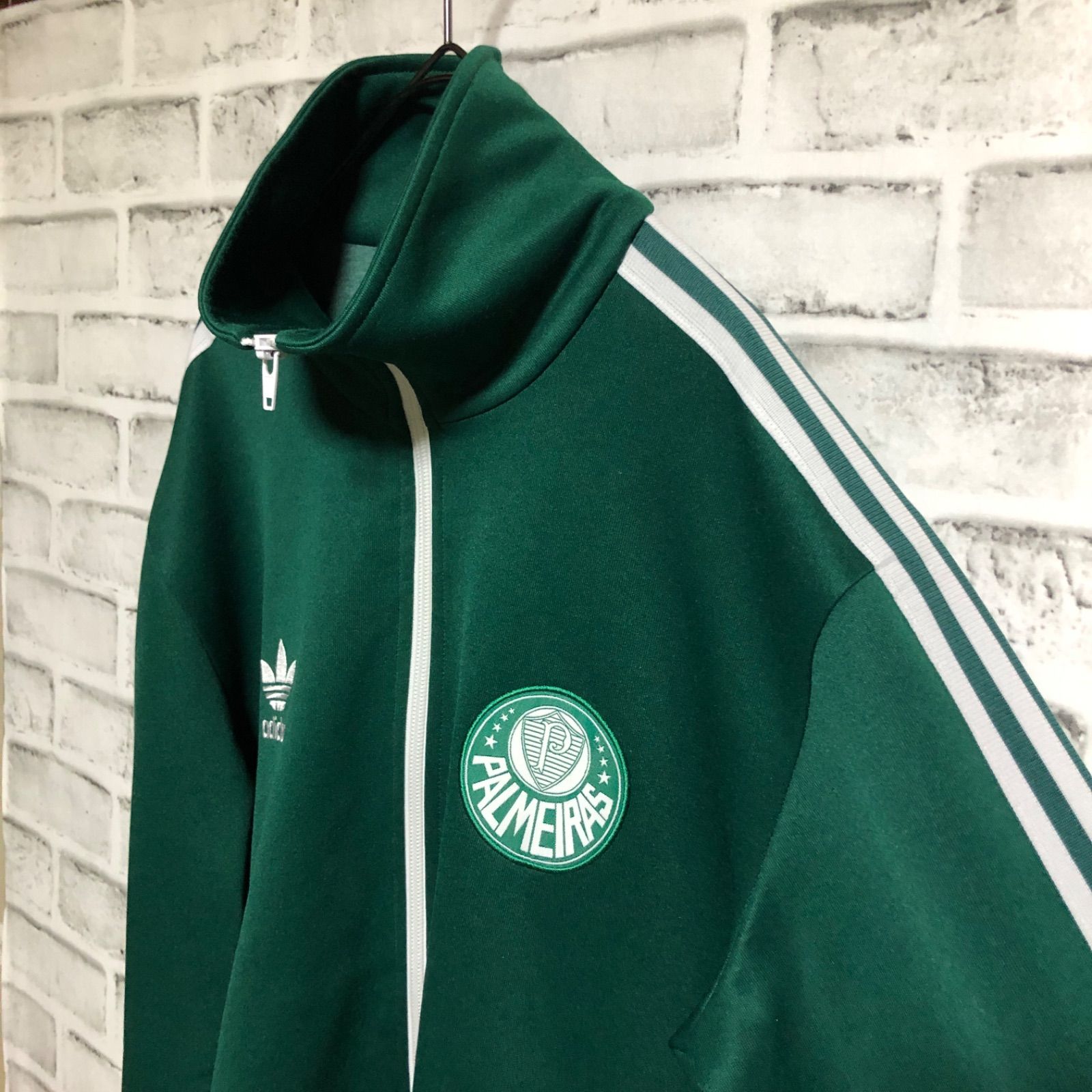 美品 L⭐️adidas トラックジャケット PALMEIRAS⚽️ビンテージ 緑