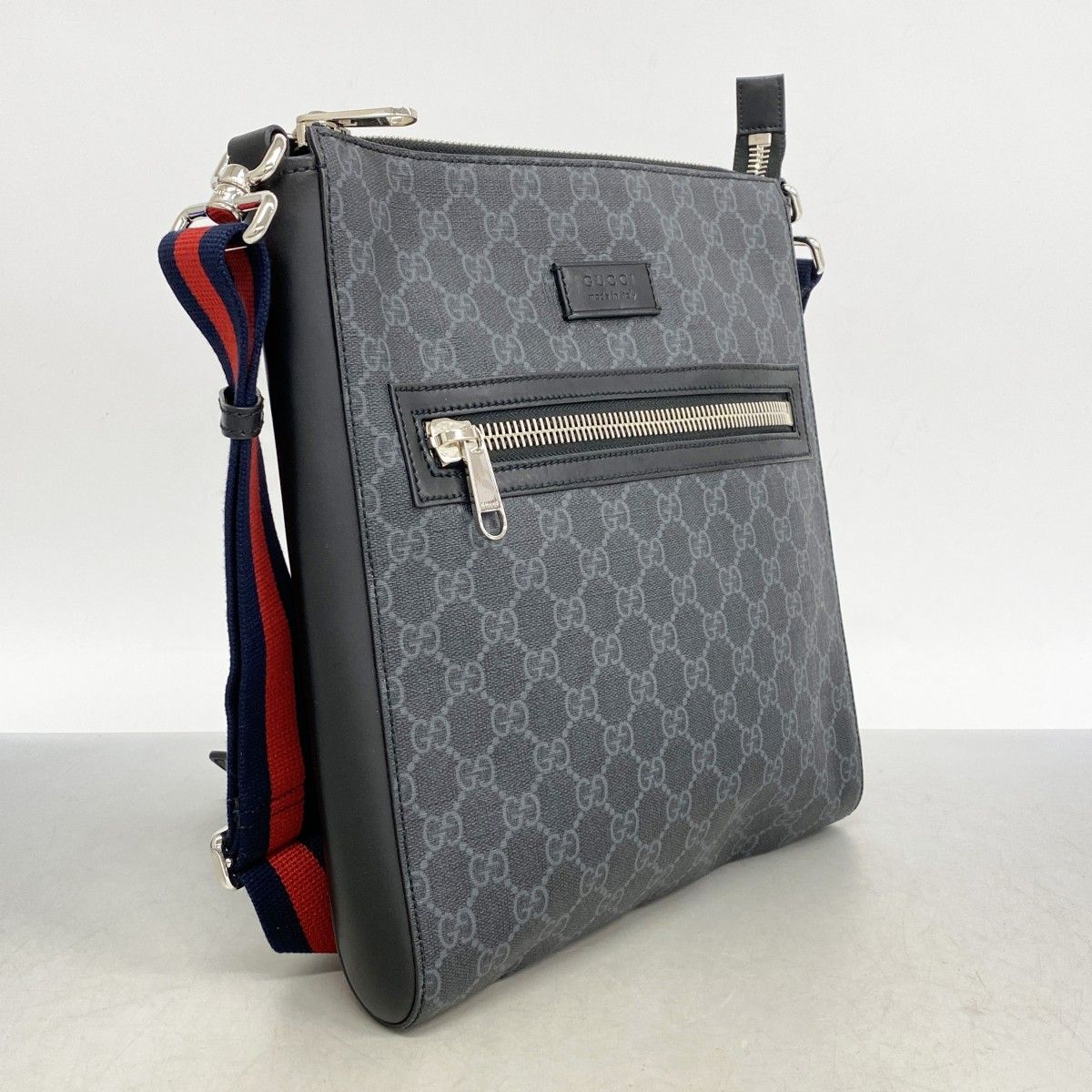 グッチ GGスプリーム 2WAYショルダーバッグ メンズ ブラック GUCCI - グッチ GUCCI バッグ メンズ ブランド ショルダーバッグ