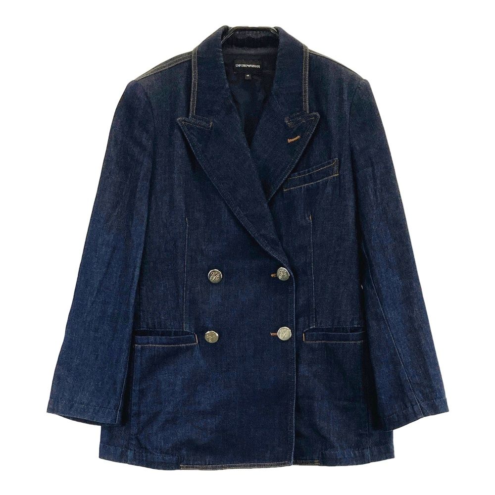 EMPORIO ARMANI エンポリオ アルマーニ 3L2GA1 デニム ジャケット ネイビー系 38 240101486226 レディース