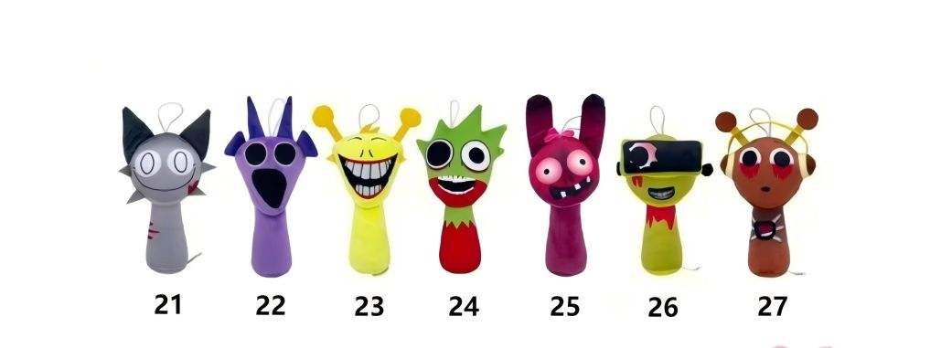 Sprunki incredibox スプランキー ぬいぐるみ 6点セット まとめ