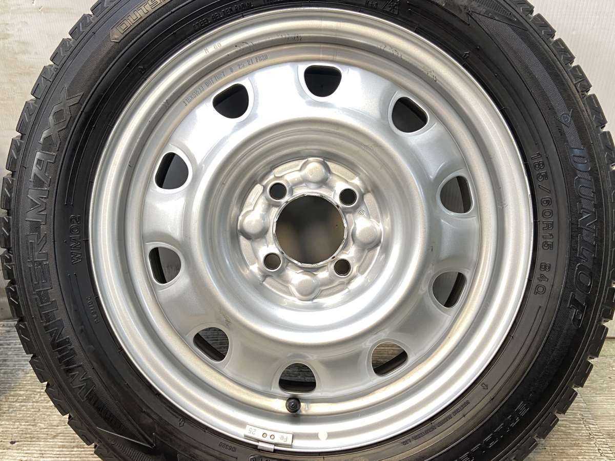 185/60R15 ダンロップ ウィンターマックス WM02 TOPY M60 15x5
