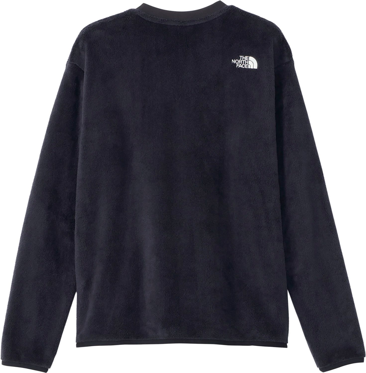 ザ ノース フェイス THE NORTH FACE アウトドア バーサミッドクルー レディース 長袖 ロングスリーブ トップス フリース 普段使い 保温 クルーネック シンプル セットアップ リラックス 部屋着 ウェア NAW72480 K ブラック