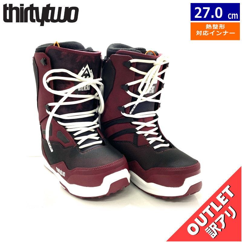 OUTLET 24-25 THIRTYTWO TM-2 STEVENS OXBLOOD 27cm サーティーツー メンズ スノーボードブーツ 日本