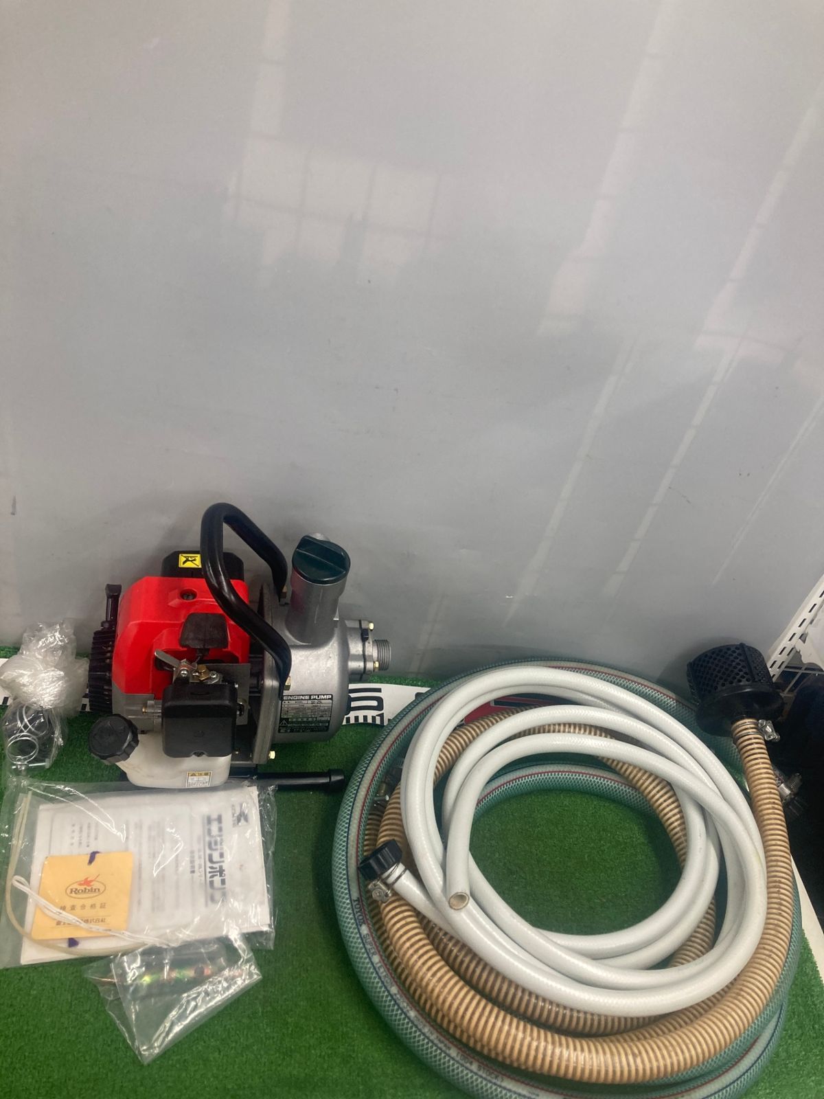 工進 エンジンポンプ SE-25L  整備済 片手で持てる 2サイクル 工進 ロビン エンジンポンプ 動力