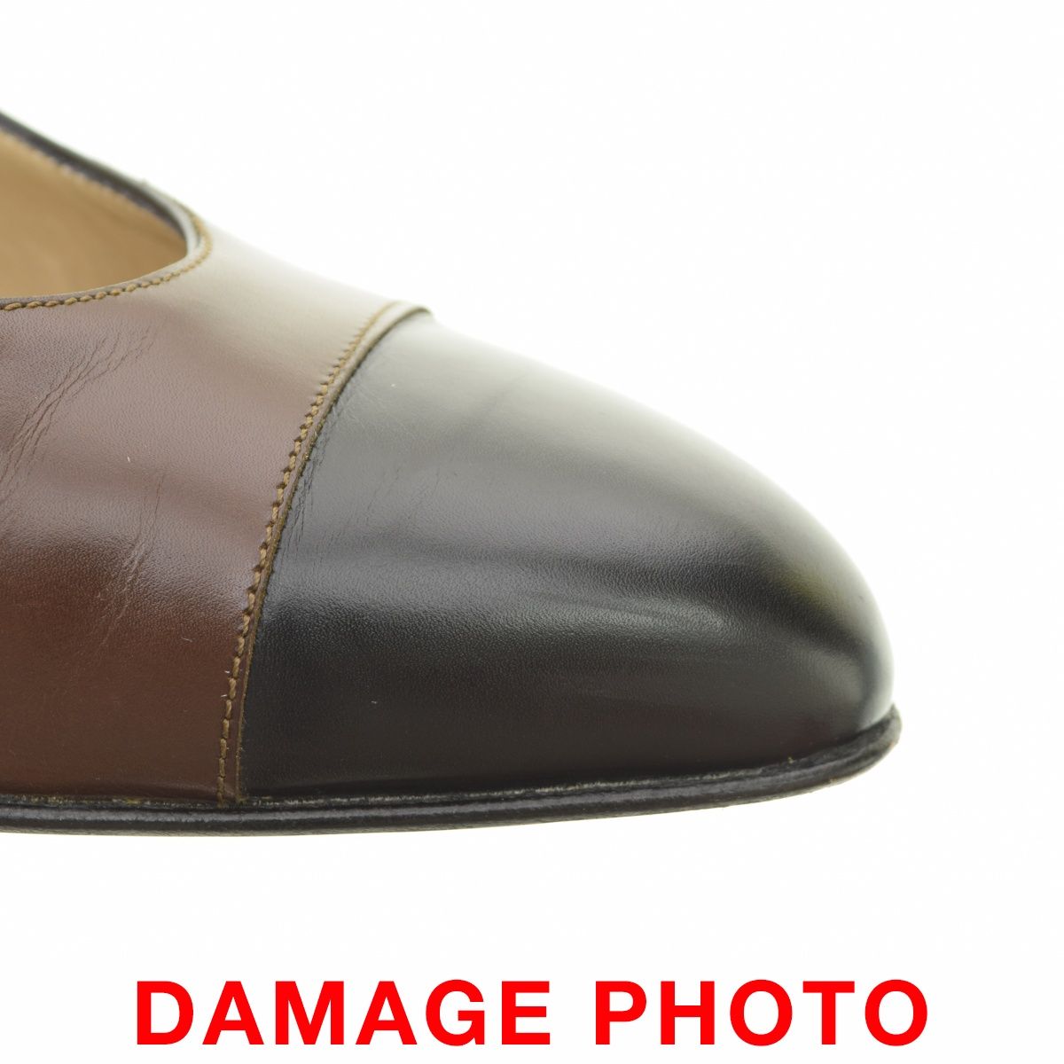 SalvatoreFerragamo】OLD イタリア製 29556 BRUNILDE バイカラー