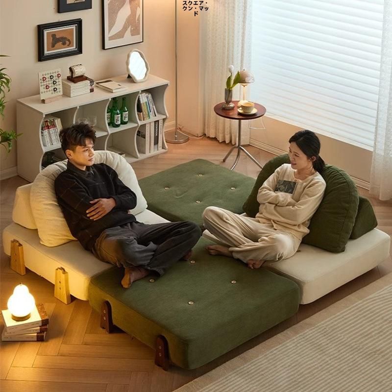 送料無料】ソファーベッド 一人用 折り畳み多機能ソファベッドシングル