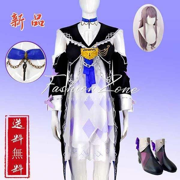 2025 崩壊 スターレイル 風 Herta ヘルタ コスプレ 衣装 ウィッグ 靴 cosplay イベント パーティー コスチューム 変装 仮装