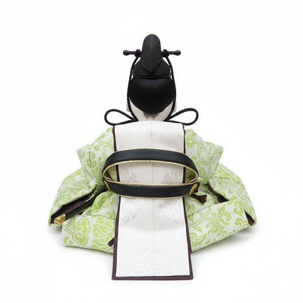 モカ塗 月形円型親王飾り