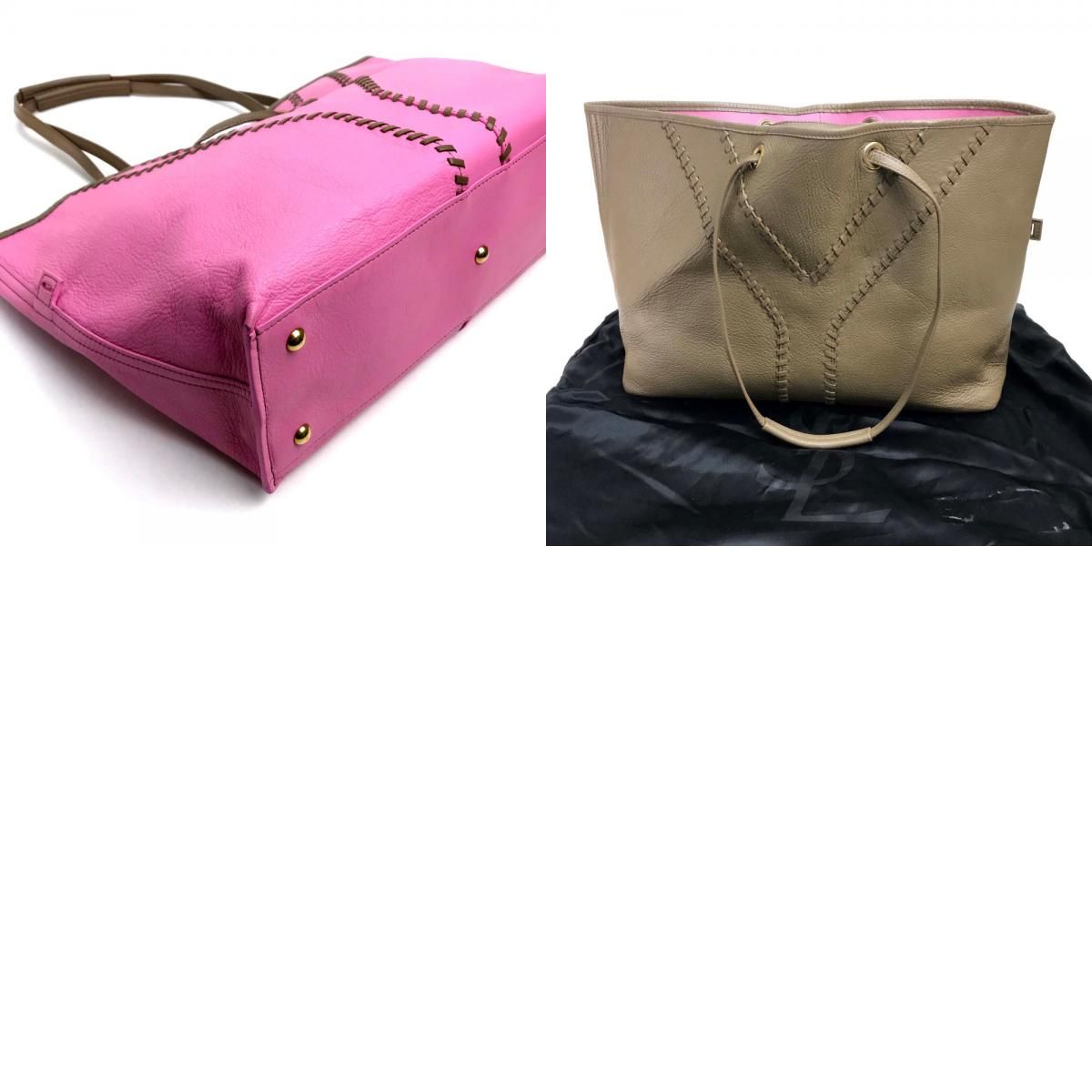 YVES SAINT LAURENT イヴ・サンローラン トートバッグ リバーシブル 